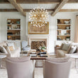 Load image into Gallery viewer, Farmhouze Light - Glam 6 - Light Marble Accents Sphere Firework Chandelier - Chandelier - 28.7 in - 

