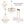 Load image into Gallery viewer, Farmhouze Light - Glam Glass Flower Vine Gold Cage Semi Flush Ceiling Light - Ceiling Light - Gold - 
