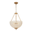 Load image into Gallery viewer, Farmhouze Light-Glam Vintage Bronze Crystal Large Bowl Cage Chandelier-Chandelier-Gold Bronze-
