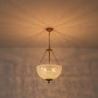 Load image into Gallery viewer, Farmhouze Light-Glam Vintage Bronze Crystal Large Bowl Cage Chandelier-Chandelier-Gold Bronze-
