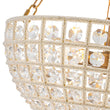 Load image into Gallery viewer, Farmhouze Light-Glam Vintage Bronze Crystal Large Bowl Cage Chandelier-Chandelier-Gold Bronze-
