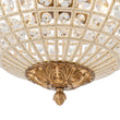 Load image into Gallery viewer, Farmhouze Light-Glam Vintage Bronze Crystal Large Bowl Cage Chandelier-Chandelier-Gold Bronze-
