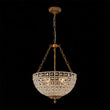 Load image into Gallery viewer, Farmhouze Light-Glam Vintage Bronze Crystal Large Bowl Cage Chandelier-Chandelier-Gold Bronze-
