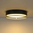 Load image into Gallery viewer, Farmhouze Light-Gold Ring Accent Black Round Dimmable LED Ceiling Light-Ceiling Light-15.7 in-
