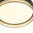 Load image into Gallery viewer, Farmhouze Light-Gold Ring Accent Black Round Dimmable LED Ceiling Light-Ceiling Light-15.7 in-
