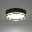 Load image into Gallery viewer, Farmhouze Light-Gold Ring Accent Black Round Dimmable LED Ceiling Light-Ceiling Light-15.7 in-
