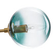 Load image into Gallery viewer, Farmhouze Light - Grudual Blue Glass Globe Linear Sputnik Island Chandelier - Chandelier - Black - 
