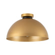 Load image into Gallery viewer, Farmhouze Light-Industrial 1-Light Black Gold Dome Flush Mount Ceiling Light-Ceiling Light-15.7 in/Gold-
