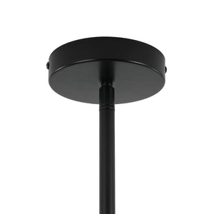 Farmhouze Light - Industrial 8 - Light Black Sputnik Square Cage Pendant - Pendant - Black - 