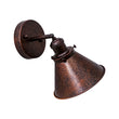 Load image into Gallery viewer, Farmhouze Light - Industrial Antique Copper Adjustable Cone Semi Flush Wall Sconce - Ceiling Light - 2 Packs - 
