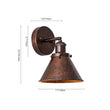 Load image into Gallery viewer, Farmhouze Light - Industrial Antique Copper Adjustable Cone Semi Flush Wall Sconce - Ceiling Light - 2 Packs - 
