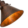 Load image into Gallery viewer, Farmhouze Light - Industrial Antique Copper Adjustable Cone Semi Flush Wall Sconce - Ceiling Light - 2 Packs - 

