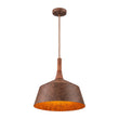 Load image into Gallery viewer, Farmhouze Light-Industrial Antique Red Copper Patina 1-Light Bell Iron Pendant-Chandelier-15.7 in-
