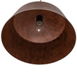 Load image into Gallery viewer, Farmhouze Light-Industrial Antique Red Copper Patina 1-Light Bell Iron Pendant-Chandelier-15.7 in-
