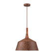 Load image into Gallery viewer, Farmhouze Light-Industrial Antique Red Copper Patina 1-Light Bell Iron Pendant-Chandelier-15.7 in-
