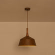 Load image into Gallery viewer, Farmhouze Light-Industrial Antique Red Copper Patina 1-Light Bell Iron Pendant-Chandelier-15.7 in-
