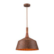 Load image into Gallery viewer, Farmhouze Light-Industrial Antique Red Copper Patina 1-Light Bell Iron Pendant-Chandelier-15.7 in-
