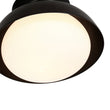 Load image into Gallery viewer, Farmhouze Light-Industrial Black Metal White Glass Dome Ceiling Light-Ceiling Light-9 in-
