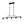 Load image into Gallery viewer, Farmhouze Light - Industrial Black Seeded Glass Linear Island Pendant / Semi Flush - Chandelier - Black - 
