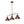Load image into Gallery viewer, Farmhouze Light - Industrial Kitchen Linear Pot Lid Island Pendant Light - Chandelier - Red Rusty - 
