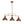Load image into Gallery viewer, Farmhouze Light - Industrial Kitchen Linear Pot Lid Island Pendant Light - Chandelier - Rusted Bronze - 
