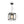 Load image into Gallery viewer, Farmhouze Light - Industrial Matte Black 1 - Light Square Metal Cage Pendant - Pendant - Black - 
