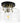 Load image into Gallery viewer, Farmhouze Light - Industrial Round Clear Glass Drum Semi Flush Ceiling Light - Ceiling Light - Black + Brass - 
