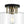 Load image into Gallery viewer, Farmhouze Light - Industrial Round Clear Glass Drum Semi Flush Ceiling Light - Ceiling Light - Black + Brass - 
