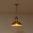 Load image into Gallery viewer, Farmhouze Light - Industrial Single Dome Pendant Light - Pendant - Brass - 
