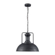 Load image into Gallery viewer, Farmhouze Light-Industrial Single Dome Pendant Light-Pendant-Brushed Antique Silver-
