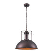 Load image into Gallery viewer, Farmhouze Light-Industrial Single Dome Pendant Light-Pendant-Oil Rubbed Bronze-
