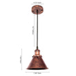 Load image into Gallery viewer, Farmhouze Light - Industrial Vintage Antique Metal Copper Pendant Light - Pendant - 2 Packs - 
