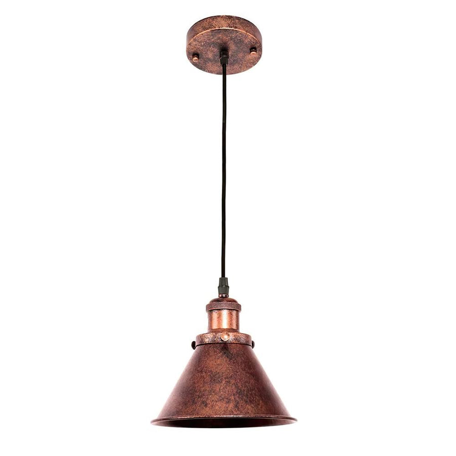 Farmhouze Light - Industrial Vintage Antique Metal Copper Pendant Light - Pendant - 2 Packs - 