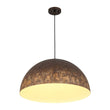 Load image into Gallery viewer, Farmhouze Light - Industrial Weathered Bronze Style Oversized Metal Dome Pendant - Chandelier - 23.6 in - 
