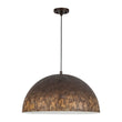 Load image into Gallery viewer, Farmhouze Light - Industrial Weathered Bronze Style Oversized Metal Dome Pendant - Chandelier - 23.6 in - 
