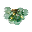 Load image into Gallery viewer, Farmhouze Light - Lake House Cluster Green Glass Globe Bubble Ceiling Light - Ceiling Light - Green Bubble - 
