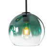 Load image into Gallery viewer, Farmhouze Light-Lake House Green Glass Globe Bubble Linear Island Pendant-Chandelier-Green-
