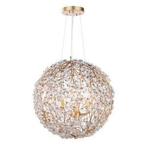 Farmhouze Light - Luxe French Farmhouse Crystal Flower Sphere Chandelier - Chandelier - 6 - Light - 