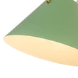 Load image into Gallery viewer, Farmhouze Light-Mid-Century 1-Light Brass Green Cone Wall Sconce-Wall Sconce-2 Packs-
