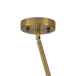 Load image into Gallery viewer, Farmhouze Light - Mid - Century 16 - Light Opal Glass Globe Sputnik Chandelier - Chandelier - Brass - 
