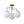 Load image into Gallery viewer, Farmhouze Light - Mid Century 3 - Light Milky Glass Globe Semi Flush Mount - Ceiling Light - 4 Bulbs - 
