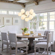Load image into Gallery viewer, Farmhouze Light - Mid - Century Cluster White Glass Bubble Sphere Sputnik Chandelier - Chandelier - Nickel - 
