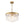 Load image into Gallery viewer, Farmhouze Light - Mid - Century Glam Tiered Water Textured Glass Chandelier - Chandelier - Brass - 
