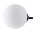 Load image into Gallery viewer, Farmhouze Light - Mid - Century Linear Frosted Glass Globe Sputnik Ceiling Light - Ceiling Light - Black - 
