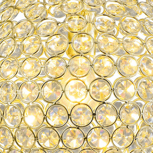 Farmhouze Light - Mid - Century Modern Luxe Gold Crystal Sphere Chandelier - Chandelier - Gold - 