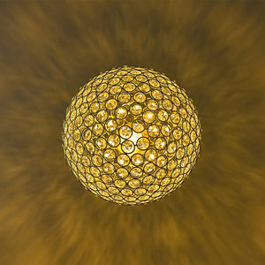 Farmhouze Light - Mid - Century Modern Luxe Gold Crystal Sphere Chandelier - Chandelier - Gold - 