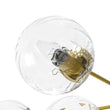 Load image into Gallery viewer, Farmhouze Light - Mid - Century Reeded Glass Bubble Brass Tiered Sputnik Chandelier - Chandelier - 12 - Light/Brass - 
