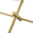 Load image into Gallery viewer, Farmhouze Light-Mid-Century Tiered Frosted Glass Globe Sputnik Entry Chandelier-Chandelier-Brass Black-
