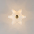 Load image into Gallery viewer, Farmhouze Light-Milk White Art Glass Pleated Flower Ceiling Light-Ceiling Light-White Glass-
