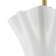 Load image into Gallery viewer, Farmhouze Light-Milk White Art Glass Pleated Flower Ceiling Light-Ceiling Light-White Glass-
